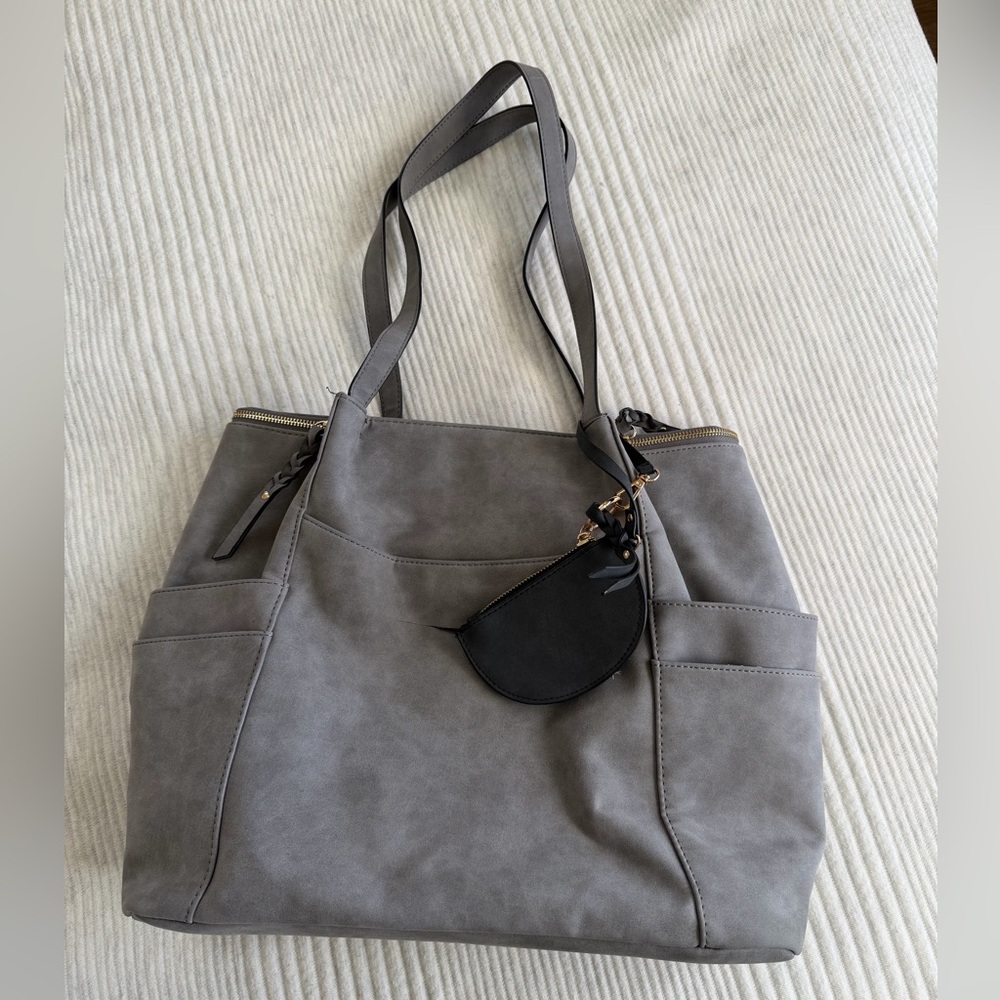Elegant Gray Tote Bag